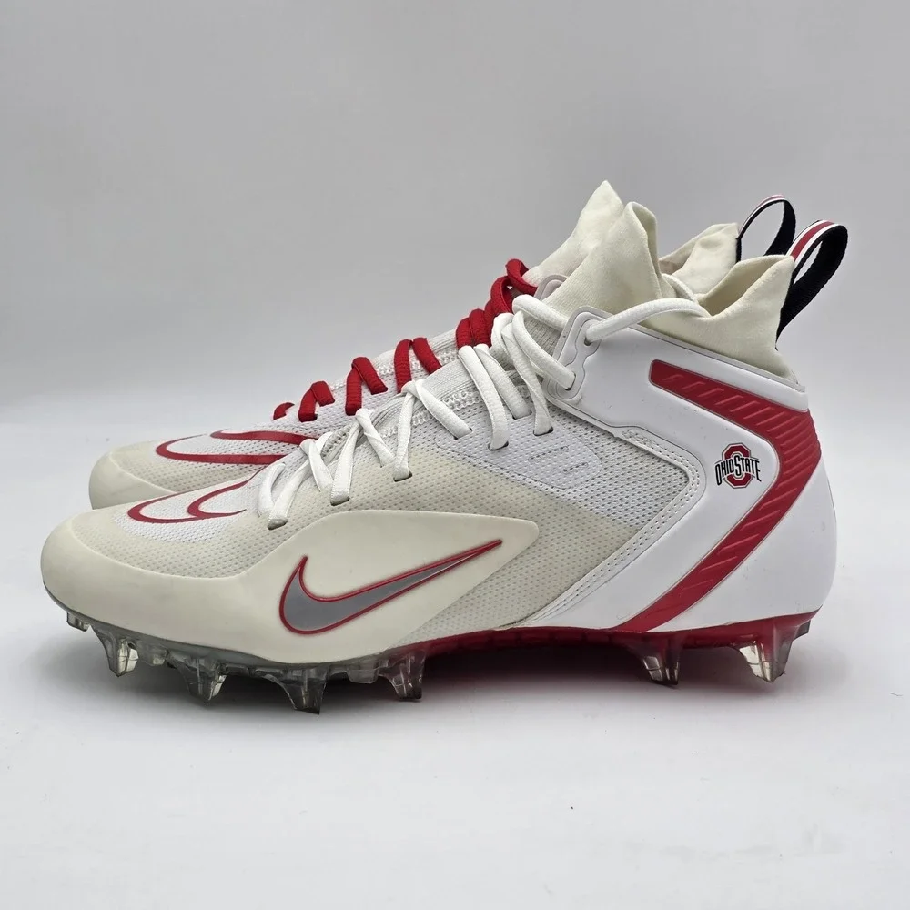 Nike Alpha Huarache 8 Elite OSU Lacrosse Cleats Men's Size 10.5 CW4830-101